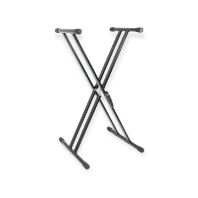 Support orgue double X en acier